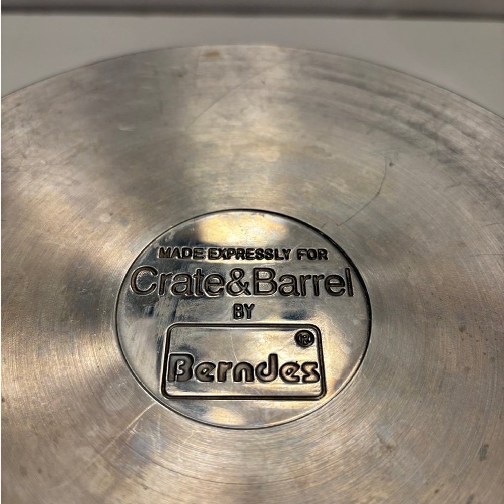 Crate & Barrel stainless steel, cooking part and strainer - Picture 8 of 8